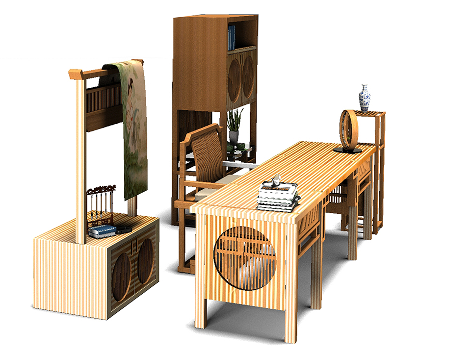 居有竹.系列家具设计