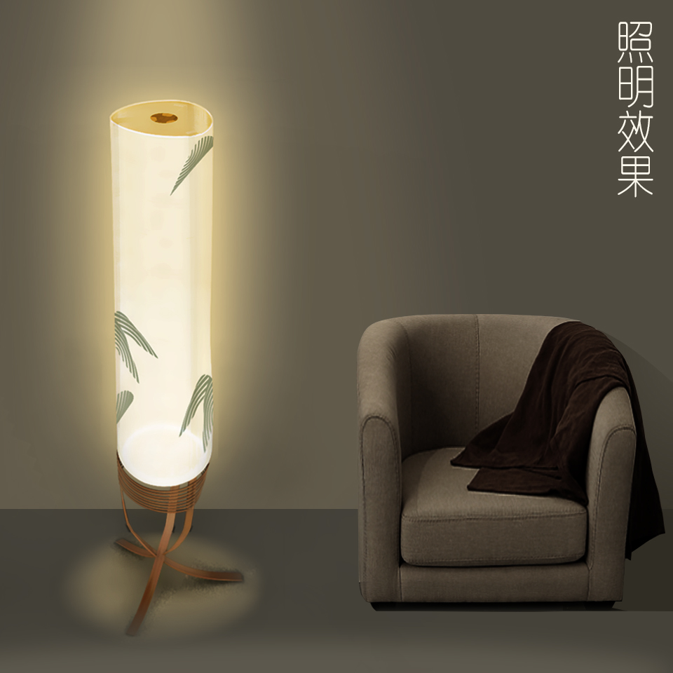 “简居”竹制空气净化灯