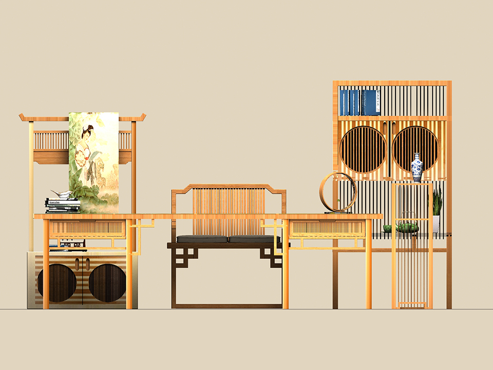 居有竹.系列家具设计